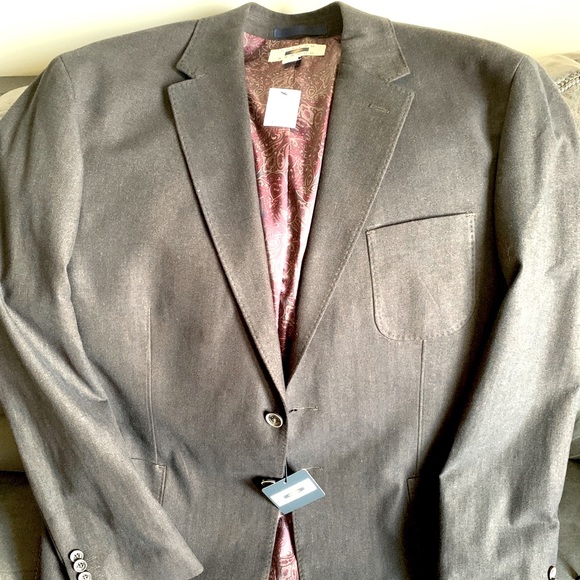 NWT - Brown Herringbone Modern Fit coat - Picture 8 of 8